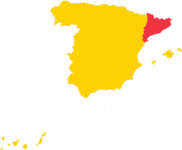 map of spain and catalonia